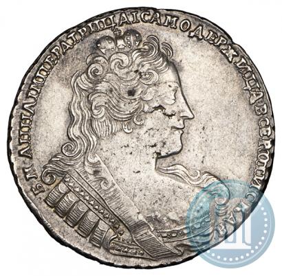 Фото 1 рубль 1733 года  