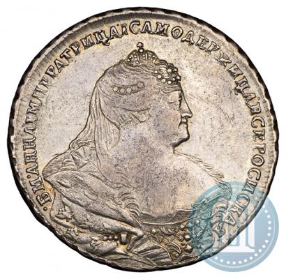 Picture 1 rouble 1739 year  "Moscow type"