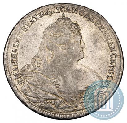 Picture 1 rouble 1740 year  "Moscow type"