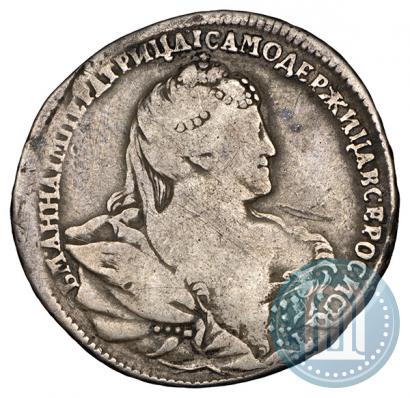 Picture Poltina 1740 year  "Moscow type"