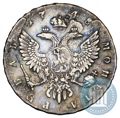 Picture 1 rouble 1748 year ММД 