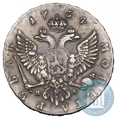Picture 1 rouble 1754 year ММД-МБ 