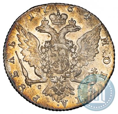 Picture 1 rouble 1764 year СПБ-СА 