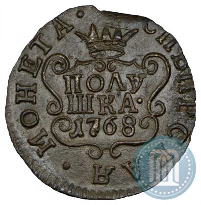 Фото Полушка 1768 года КМ 