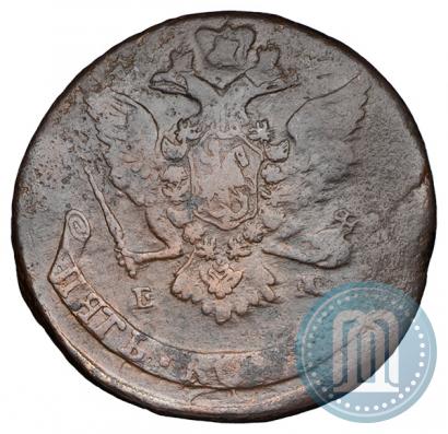 Фото 5 копеек 1771 года ЕМ 