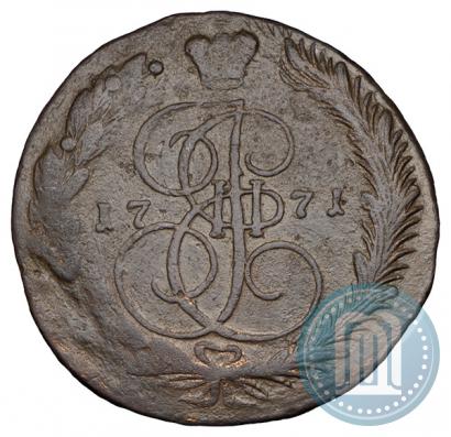 Фото 5 копеек 1771 года ЕМ 