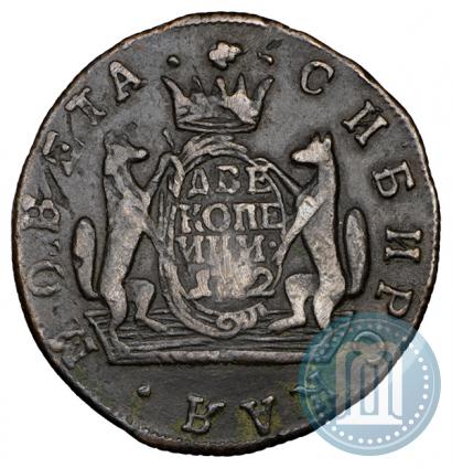 Picture 2 kopecks 1772 year КМ 
