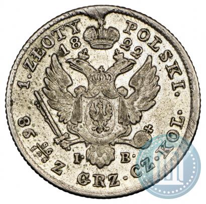 Picture 1 złoty 1822 year IB 