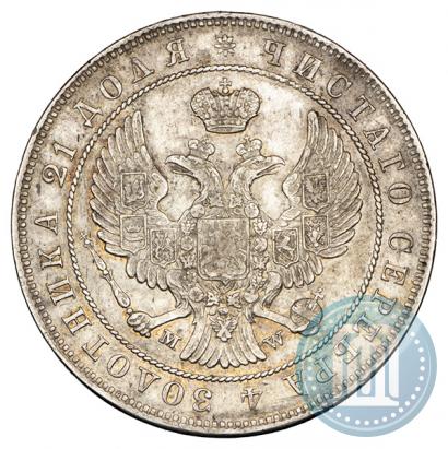 Picture 1 rouble 1844 year MW 