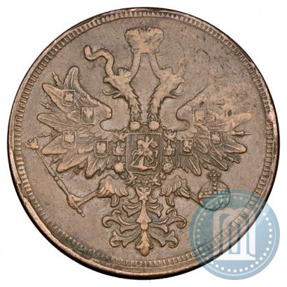 Picture 5 kopecks 1861 year ЕМ 