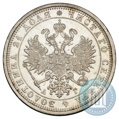 Picture 1 rouble 1885 year СПБ-АГ 