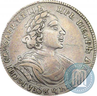 Picture Poltina 1719 year L "Portrait in armour"