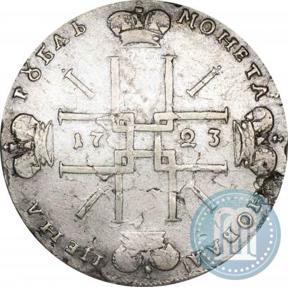 Фото 1 рубль 1723 года OK "Портрет в горностаевой мантии"