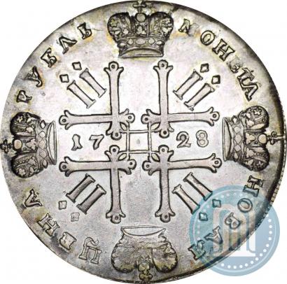 Picture 1 rouble 1728 year  "Type of 1728"