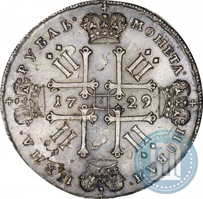 Picture 1 rouble 1729 year  "Type of 1728"
