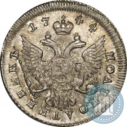 Фото Полуполтинник 1744 года ММД 