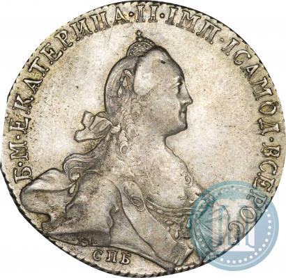 Picture 1 rouble 1772 year СПБ-ЯЧ-Т.I. 