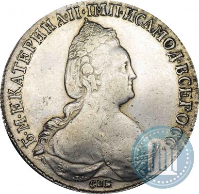 Фото 1 рубль 1783 года СПБ-ИЗ 