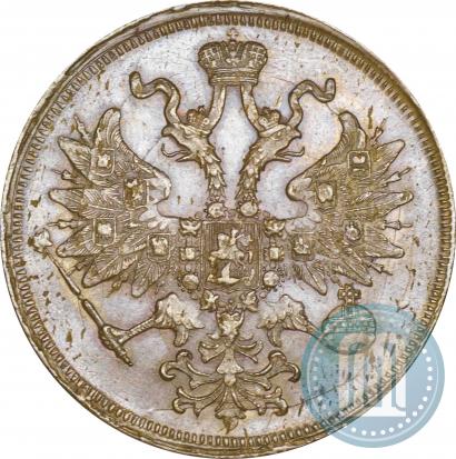 Picture 5 kopecks 1864 year ЕМ 