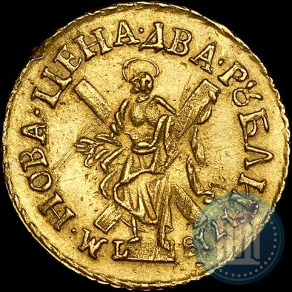 Фото 2 рубля 1718 года L 