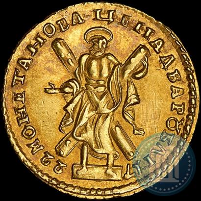 Picture 2 roubles 1722 year  