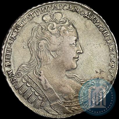 Фото 1 рубль 1730 года  