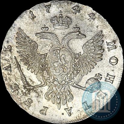 Picture 1 rouble 1744 year ММД 
