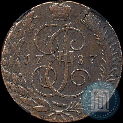 Фото 5 копеек 1787 года ТМ 