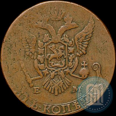 Picture 5 kopecks 1787 year ЕМ 