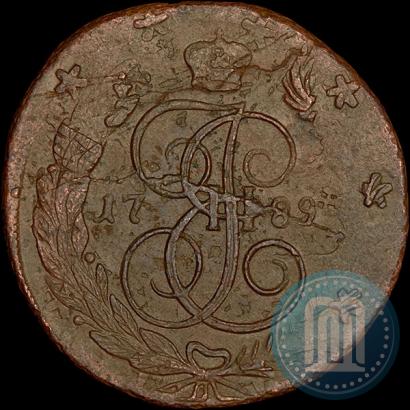 Picture 5 kopecks 1789 year ММ 