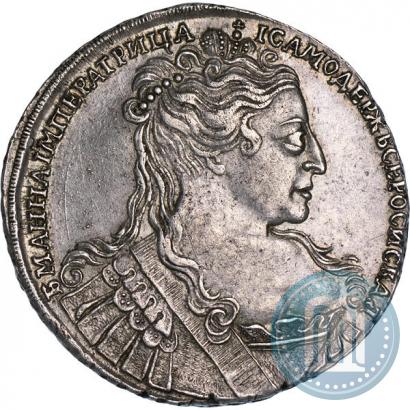 Фото 1 рубль 1734 года  "Тип 1734 года"