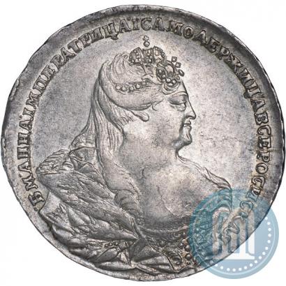 Picture 1 rouble 1738 year  "Moscow type"