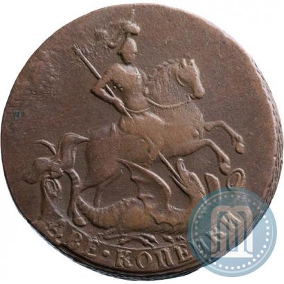 Picture 2 kopecks 1758 year  "Nominal under St. George"