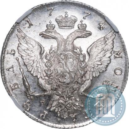Picture 1 rouble 1774 year СПБ-ФЛ 