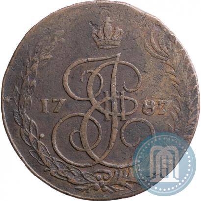 Picture 5 kopecks 1787 year ЕМ 