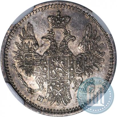 Фото 5 копеек 1852 года СПБ-ПА 