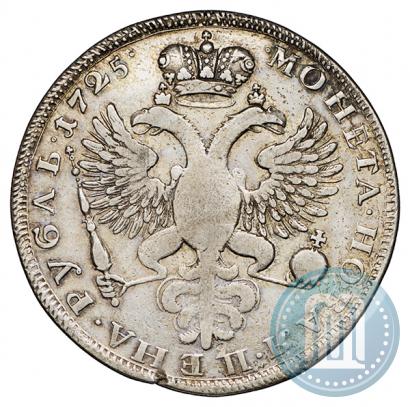 Фото 1 рубль 1725 года  "Траурный"