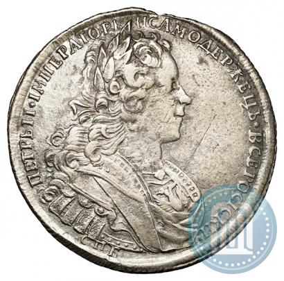 Фото Полтина 1727 года СПБ "Петербургский тип"