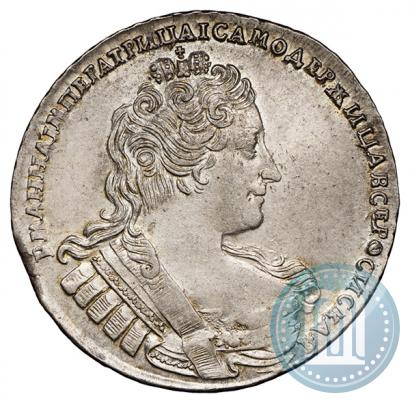 Фото 1 рубль 1733 года  