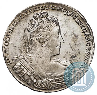 Фото 1 рубль 1733 года  