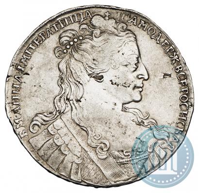 Фото 1 рубль 1734 года  "Тип 1734 года"