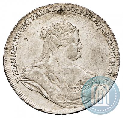Фото 1 рубль 1738 года  "Петербургский тип"