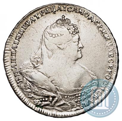 Picture 1 rouble 1738 year  "Moscow type"