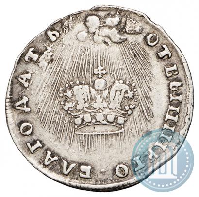 Picture Token Coin 1742 year  "On the coronation of Empress Elizabeth"