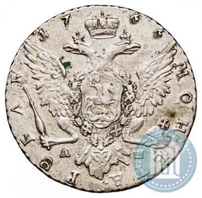 Picture 1 rouble 1766 year СПБ-АШ-Т.I. 