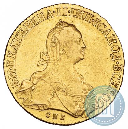 Picture 10 roubles 1775 year СПБ 