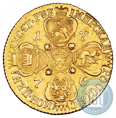 Picture 10 roubles 1776 year СПБ 
