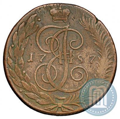 Фото 5 копеек 1787 года ТМ 