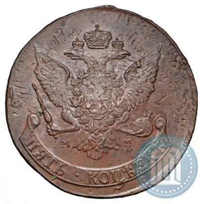 Picture 5 kopecks 1788 year ММ 