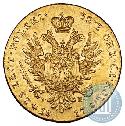 Picture 25 złotych 1817 year IB 